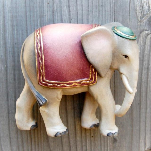 African Nativity Elephant for Nativity Figurine World Menagerie Size: 15cm H x 5cm W x 5cm D on Productcaster.