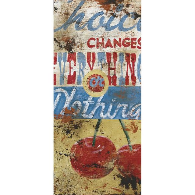 Everything Or Nothing by Rodney White - Wrapped Canvas Print East Urban Home Size: 152cm H x 76cm W x 4cm D on Productcaster.