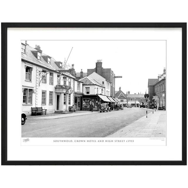 'Southwold, Crown Hotel and High Street C1955' by Francis Frith - Picture Frame Photograph Print on Paper The Francis Frith Collection Size: 45cm H x on Productcaster.