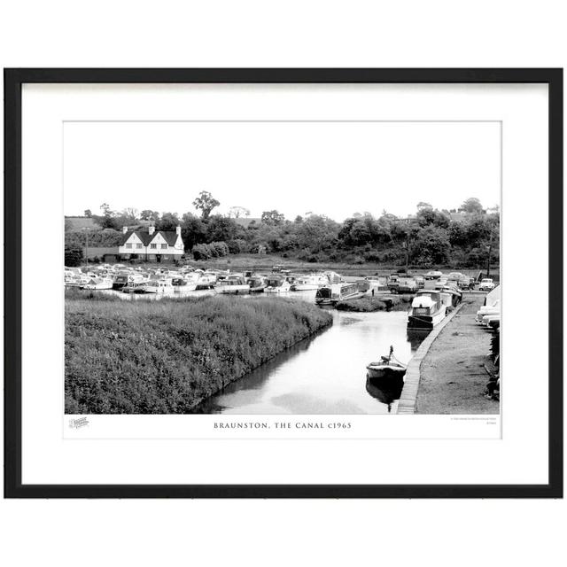 'Braunston, the Canal C1965' by Francis Frith - Picture Frame Photograph Print on Paper The Francis Frith Collection Size: 28cm H x 36cm W x 2.3cm D on Productcaster.