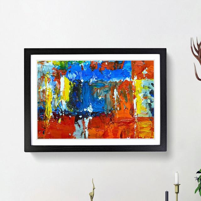 Abstract Vol.383 by S.Johnson - Picture Frame Painting Print East Urban Home Frame Option: Black Framed, Size: 27cm H x 36cm W x 2cm D on Productcaster.