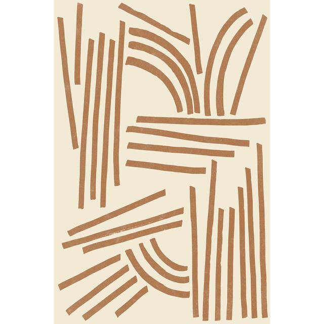 Sepia Tablature I - Wrapped Canvas Graphic Art Ivy Bronx Size: 30cm H x 20cm W x 3.8cm D on Productcaster.