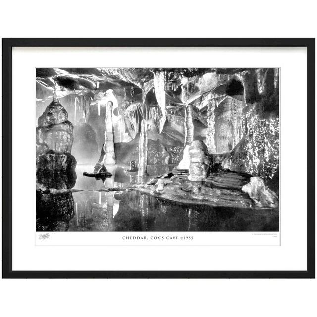 'Cheddar, Cox's Cave C1955' - Picture Frame Photograph Print on Paper The Francis Frith Collection Size: 60cm H x 80cm W x 2.3cm D on Productcaster.