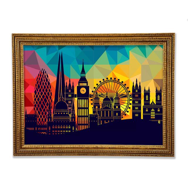 Rainbow London Splash 4 - Print Rosalind Wheeler Size: 59.7cm H x 84.1cm W x 3cm D on Productcaster.