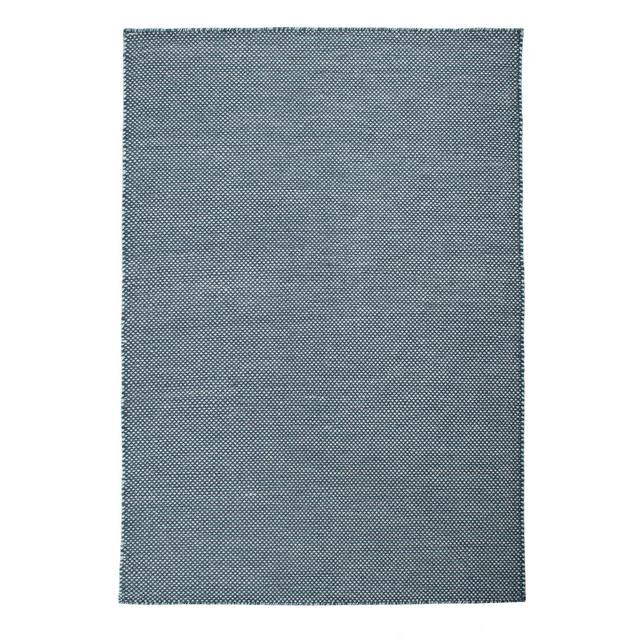 Drakeford Handmade Wool/Cotton Blue Rug Highland Dunes Rug Size: Rectangle 240 x 300cm on Productcaster.