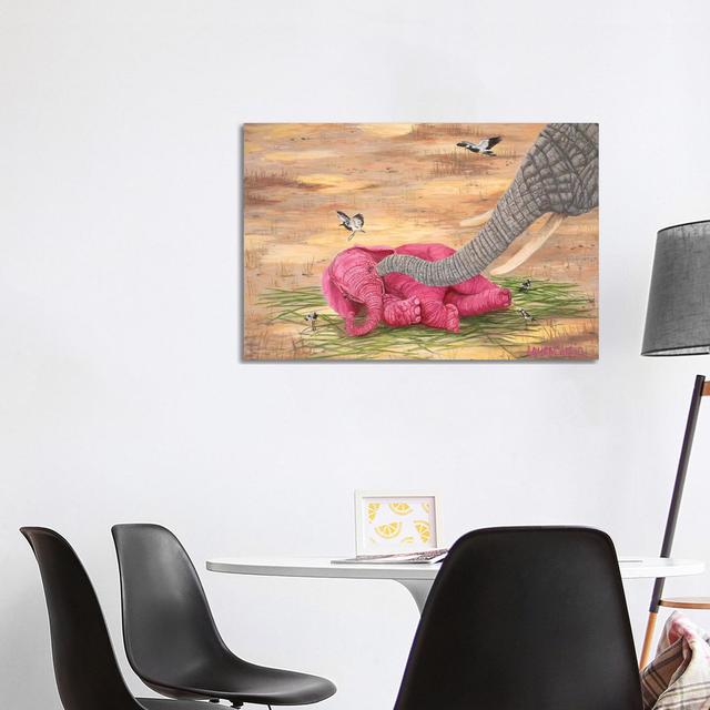 Tickle Me by Laura Curtin - Wrapped Canvas Art Prints Latitude Vive Size: 66.04cm H x 101.6cm W x 3.81cm D on Productcaster.