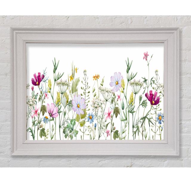 Summer Time Flowers 2 - Single Picture Frame Art Prints Rosalind Wheeler Size: 42cm H x 59.7cm W x 8cm D on Productcaster.