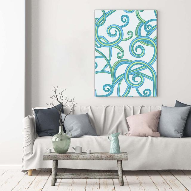 Abstract Spirals - Wrapped Canvas Art Prints Rosalind Wheeler on Productcaster.