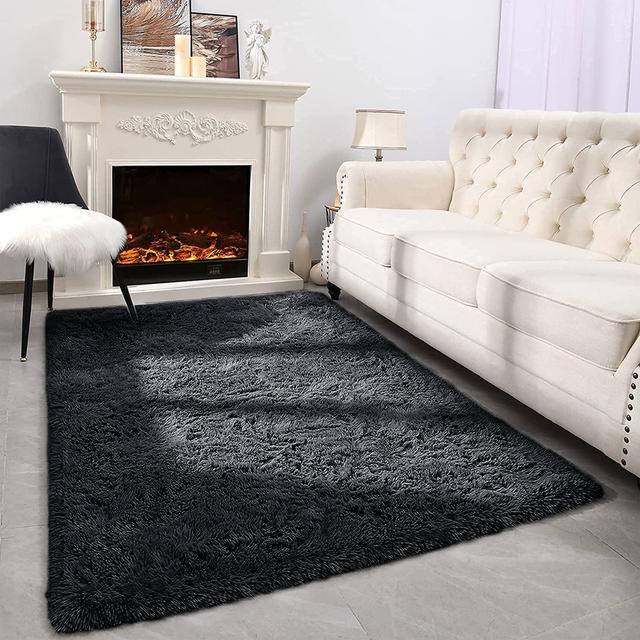 Akiyoshi Soft & Fluffy Living Room/Bedroom Shaggy Area Rugs Canora Grey Rug Size: Rectangle 50 x 80cm on Productcaster.