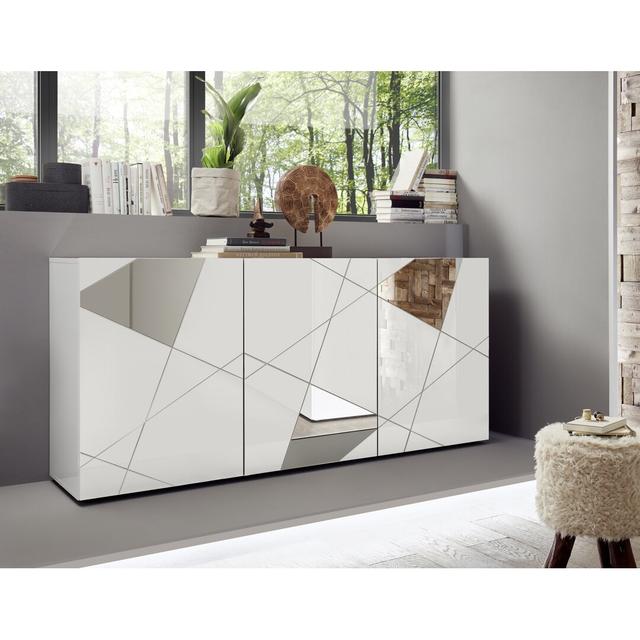 Aveli 181 Cm Wide Sideboard Ebern Designs Colour: White on Productcaster.