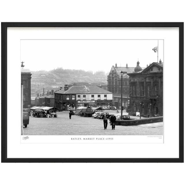 Batley, Market Place C1955 - Single Picture Frame Print The Francis Frith Collection Size: 40cm H x 50cm W x 2.3cm D on Productcaster.