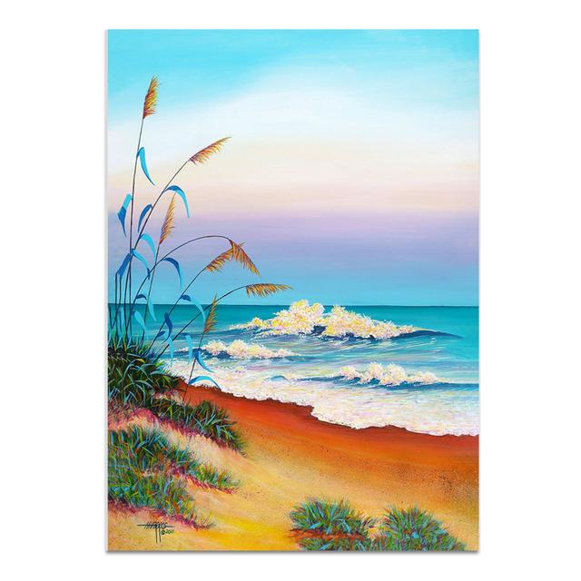 Highland Dunes - Quadro - Hugh Harris - Surf Serale - Tela Canvas - 70X100 - Pronto Da Appendere - Quadri Moderni Per La Casa Highland Dunes Size: 140 on Productcaster.