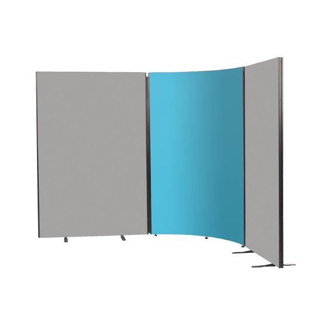 Partition Symple Stuff Colour: Cyan, Size: 122.5cm H x 180cm W x 3cm D on Productcaster.