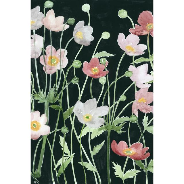 Anemone Dance I - Wrapped Canvas Painting Rosalind Wheeler Size: 46cm H x 30cm W on Productcaster.