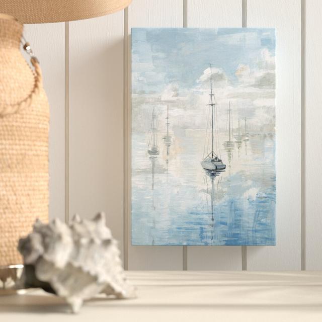 Calm Clouds - Wrapped Canvas Painting Print East Urban Home Size: 30cm H x 20cm W x 3.81cm D on Productcaster.