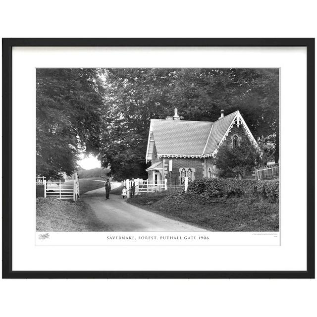 'Savernake, Forest, Puthall Gate 1906' - Picture Frame Photograph Print on Paper The Francis Frith Collection Size: 40cm H x 50cm W x 2.3cm D on Productcaster.