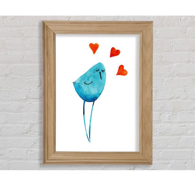 Bird Of Love - Single Picture Frame Art Prints Bright Star Size: 42cm H x 29.7cm W x 8cm D on Productcaster.