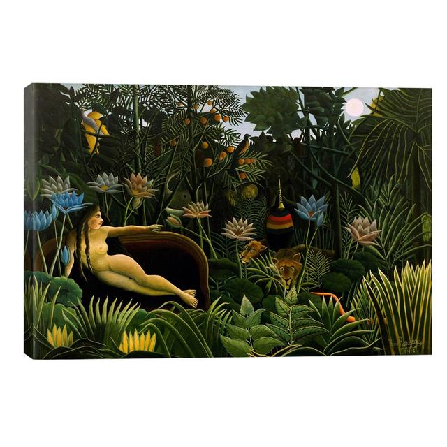 The Dream, 1910 by Henri Rousseau - Painting Print on Canvas Bay Isle Home Size: 20.32cm H x 30.48cm W x 1.91cm D, Frame Option: No Frame on Productcaster.