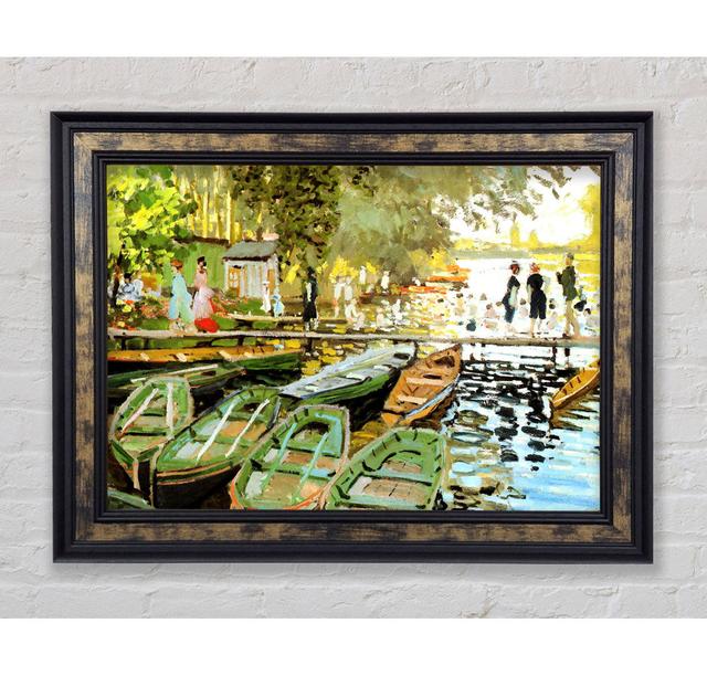 Les Bain De La Grenouillere by Monet - Print Bright Star Size: 29.7cm H x 42cm W x 8cm D on Productcaster.