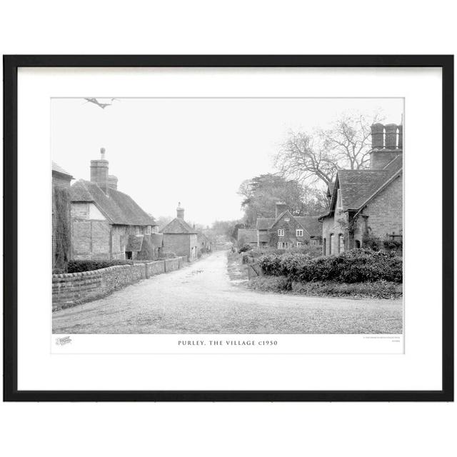 'Purley, the Village C1950' by Francis Frith - Picture Frame Photograph Print on Paper The Francis Frith Collection Size: 45cm H x 60cm W x 2.3cm D on Productcaster.