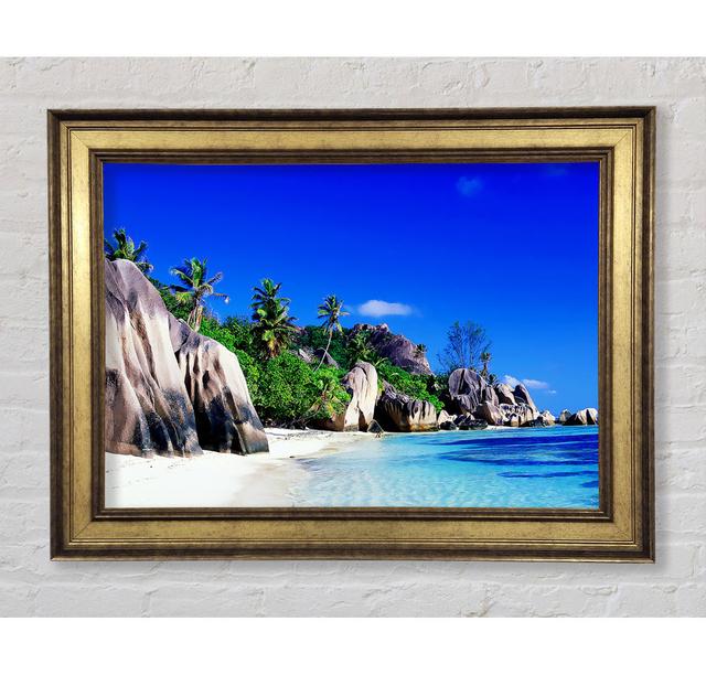 Paradise Island Rocks - Print 17 Stories Size: 29.7cm H x 42cm W on Productcaster.