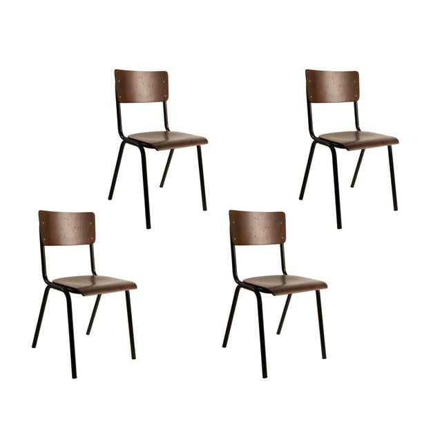 Scuola Dining Chair (Set of 4) Dutchbone on Productcaster.