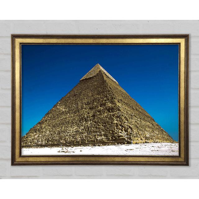 The Pyramids At Giza Egyptian - Print Ebern Designs Size: 29.7cm H x 42cm W x 1.5cm D on Productcaster.