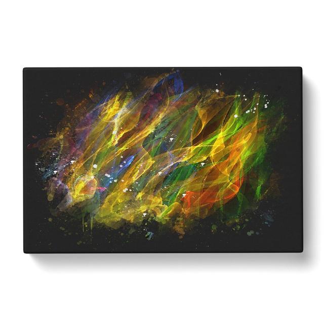 Rainbow Smoke Vol (7) - Wrapped Canvas Graphic Art East Urban Home Size: 35cm H x 50cm W x 3cm D on Productcaster.