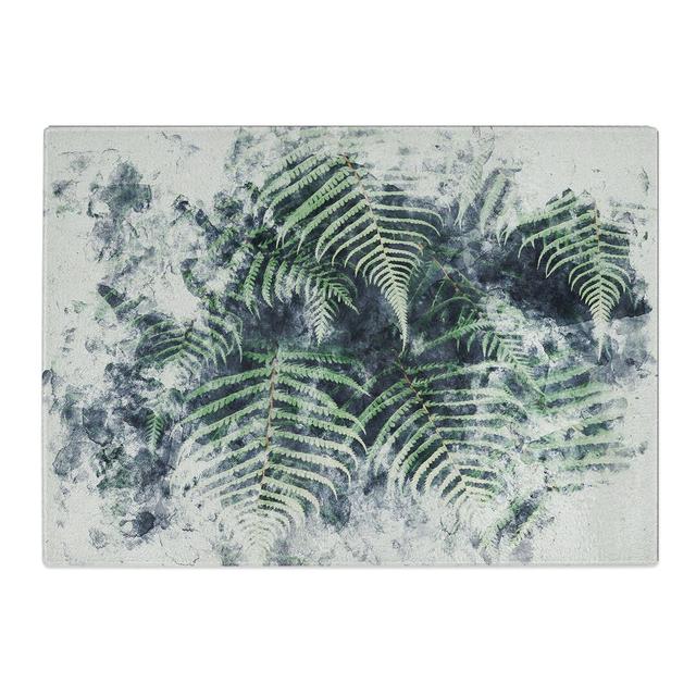 Fern Leaves Vol.1 Watercolour Chopping Board East Urban Home Size: 0.4cm H x 28.5cm W x 39cm L on Productcaster.