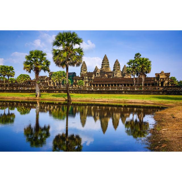 Angkor Wat With Reflection Pond During Day Time Bay Isle Home Size: 30cm H x 46cm W on Productcaster.