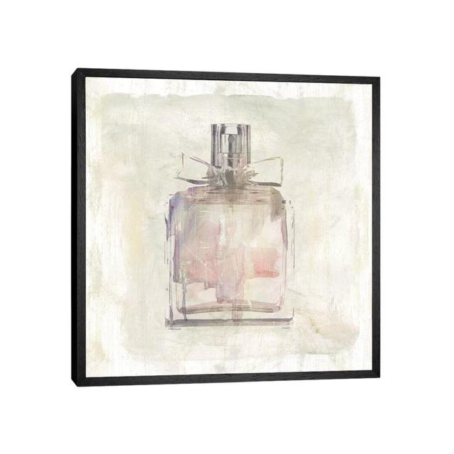 Pretty Perfume I by Carol Robinson - Painting Print on Canvas Ebern Designs Format: Black Framed, Size: 93.98cm H x 93.98cm W x 3.81cm D on Productcaster.