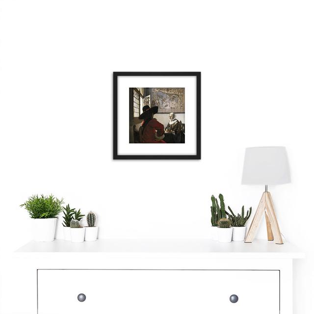 Vermeer Officer Laughing Girl by Johannes Vermeer - Picture Frame Painting Marlow Home Co. on Productcaster.