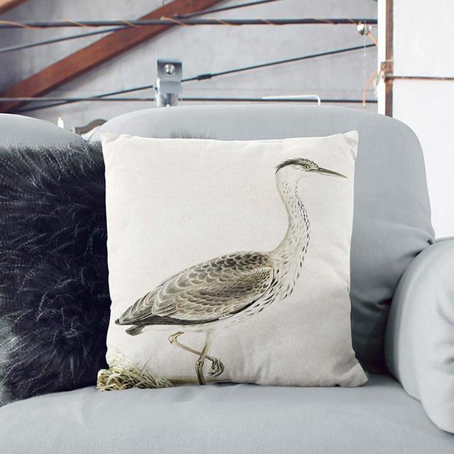 Heron by Von Wright Cushion with Filling East Urban Home Size: 55cm H x 55cm W x 20cm D on Productcaster.