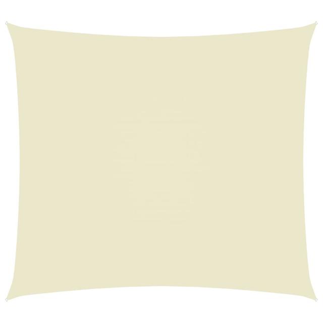 Rectangular shade sail Oxford fabric 2.5 x 3.5m cream Maker Network Colour: Cream on Productcaster.