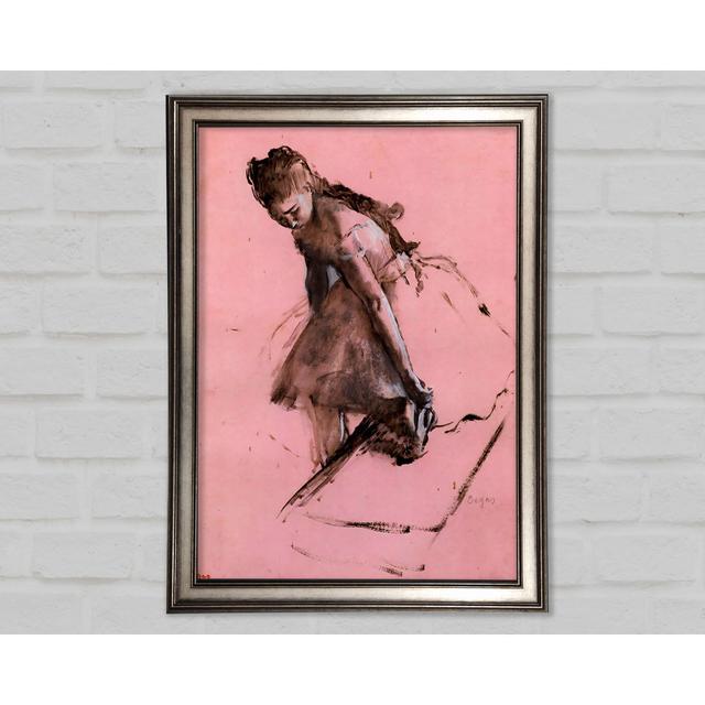 Degas Dancer Slipping on Her Shoe - Single Picture Frame Art Prints Ophelia & Co. Size: 84.1cm H x59.7cm W on Productcaster.