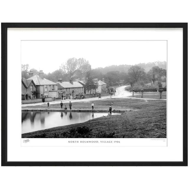 'North Holmwood, Village 1906' by Francis Frith - Picture Frame Photograph Print on Paper The Francis Frith Collection Size: 40cm H x 50cm W x 2.3cm D on Productcaster.