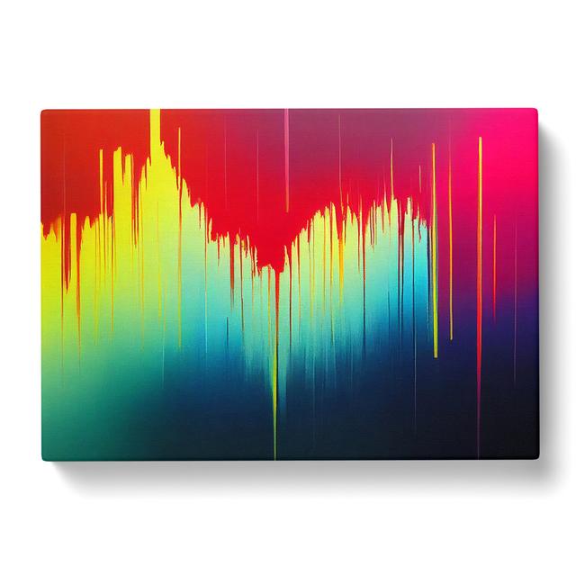 Modern Skyline Abstract Art Vol.1 - Wrapped Canvas Graphic Art Latitude Run Size: 35cm H x 50cm W x 3cm D on Productcaster.