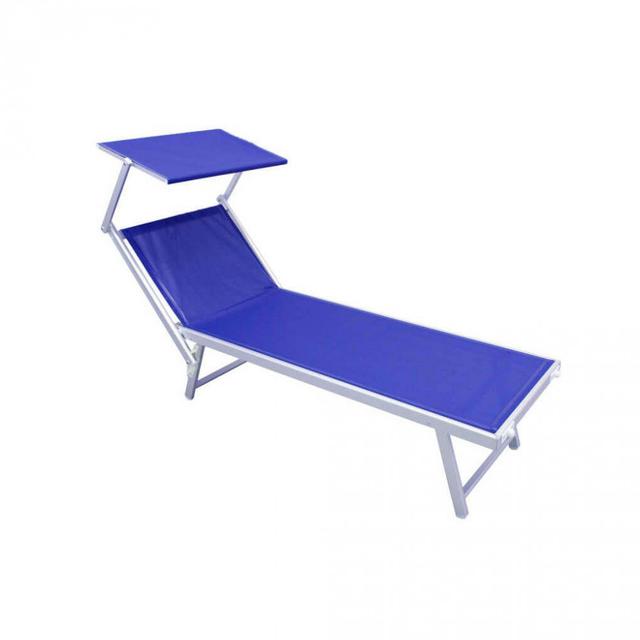 Obbe 61cm Long Reclining Single Chaise 17 Stories Colour (Fabric): Blue on Productcaster.