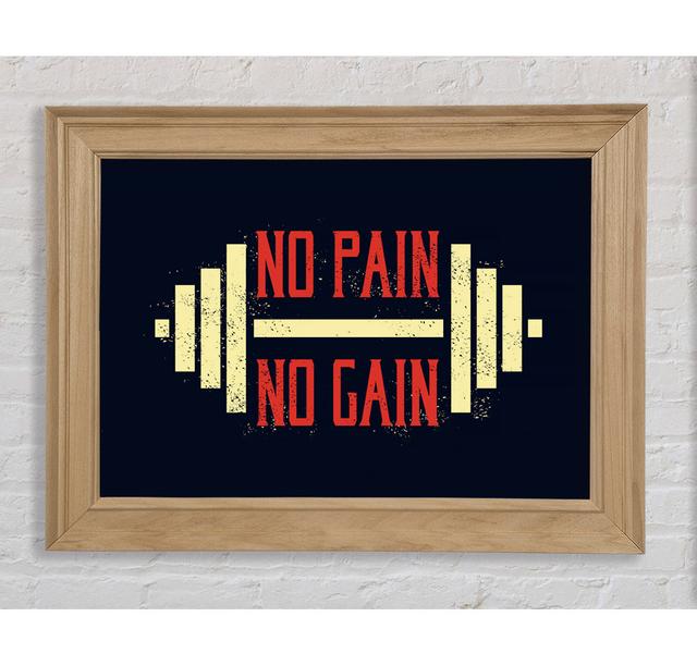 No Pain No Gain 2 - Print Bright Star Size: 100cm H x 141.4cm W x 8cm D on Productcaster.