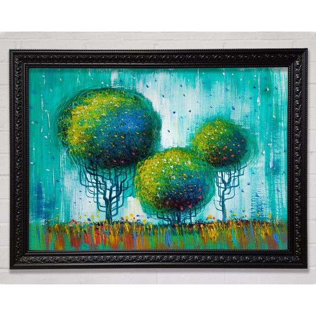 Three Round Trees - Print Rosalind Wheeler Size: 21cm H x 29.7cm W on Productcaster.