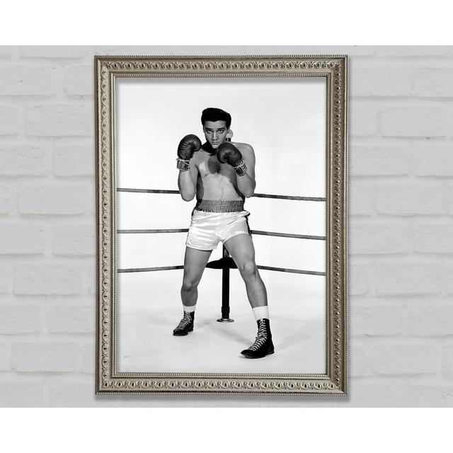 Elvis Presley Boxing Kid Framed Print Bright Star Size: 42cm H x 59.7cm W on Productcaster.