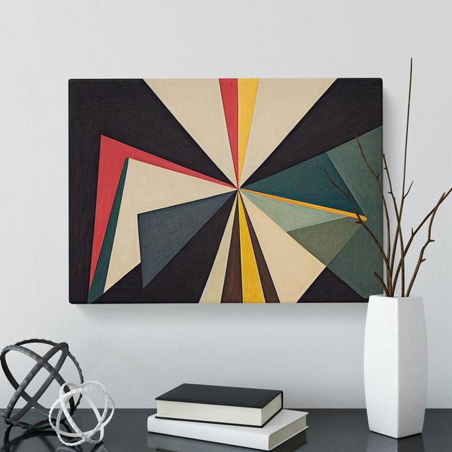 Contemporary Modern - Wrapped Canvas Print Metro Lane Size: 40cm H x 60cm W x 3cm D on Productcaster.