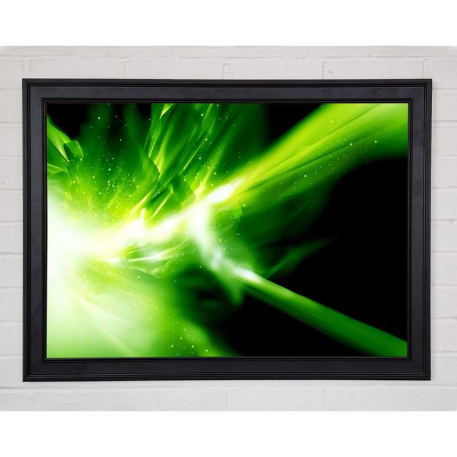 Green Infusion Framed Print Ivy Bronx Size: 42cm H x 59.7cm W x 1.5cm D on Productcaster.