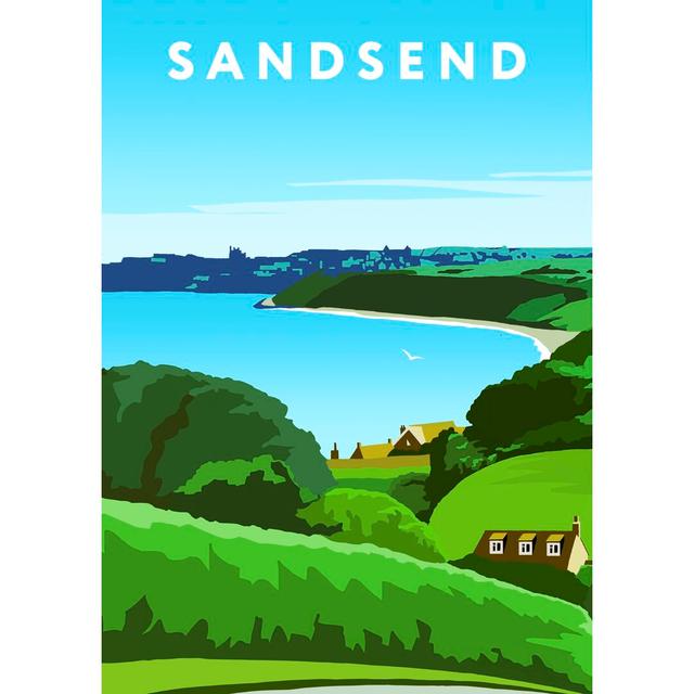 Sandsend 3 by Richard O'Neil - Graphic Art Print on Paper East Urban Home Format: No Frame, Size: 50 cm H x 40 cm W x 1 cm D on Productcaster.