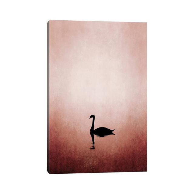 Swan Lake by Kubistika - Wrapped Canvas Print Latitude Run Size: 30.48cm H x 20.32cm W x 1.91cm D on Productcaster.