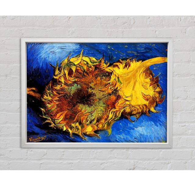 Van Gogh Zwei geschnittene Sonnenblumen 3 - Einzelner Bilderrahmen Kunstdrucke auf Leinwand Bright Star Größe: 59,7 cm H x 84,1 cm B on Productcaster.