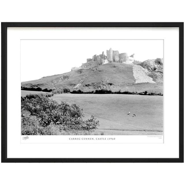 'Carreg Cennen, Castle C1960' by Francis Frith - Picture Frame Photograph Print on Paper The Francis Frith Collection Size: 45cm H x 60cm W x 2.3cm D on Productcaster.