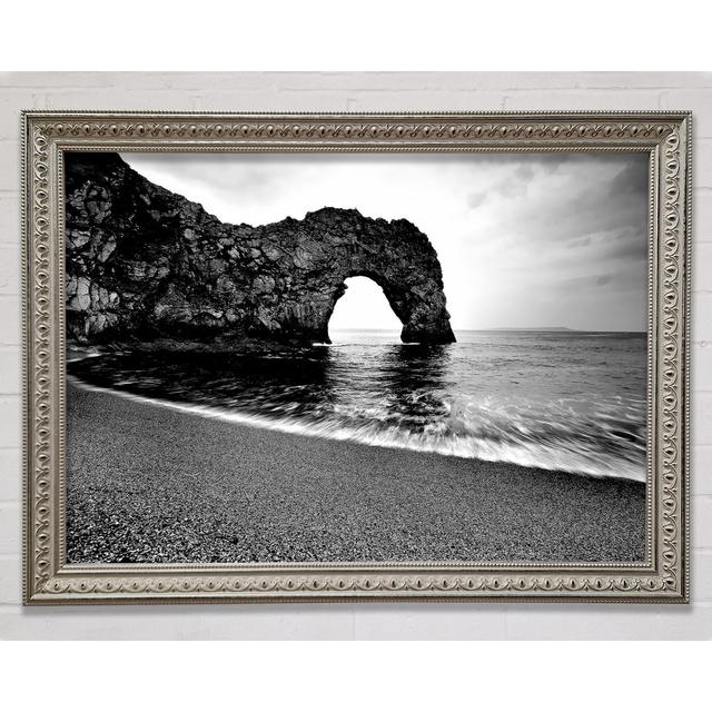 Gateway To The Ocean B N W Framed Print Bright Star Size: 42cm H x 59.7cm W on Productcaster.