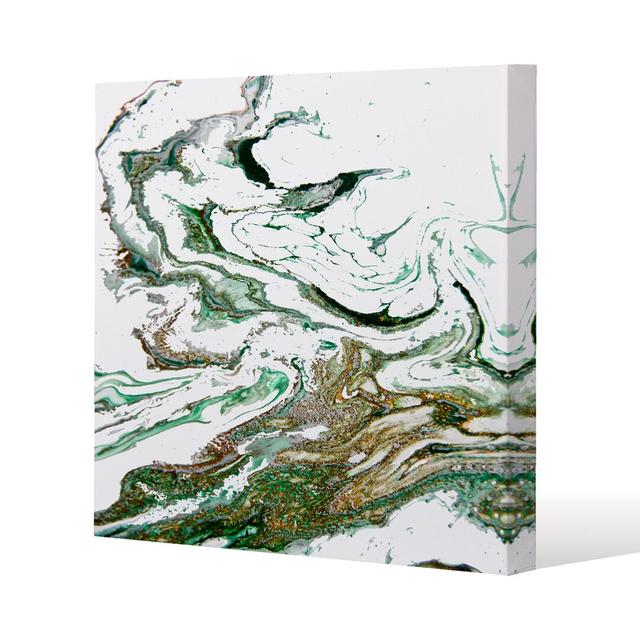 Green & Gold Marble Canvas Print Andrew Lee on Productcaster.