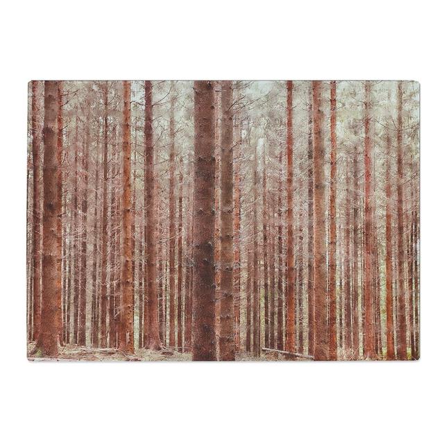 Autumn Forest Vol.7 Painting Chopping Board East Urban Home Size: 0.4cm H x 29cm W x 39cm L on Productcaster.